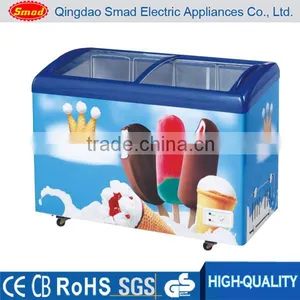 Mini Display Freezer for Ice Cream 150L With CE thumbnail-5