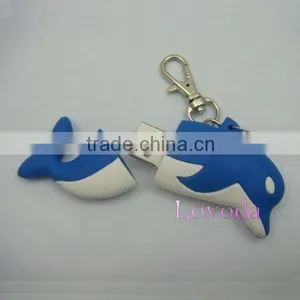 Dolphin Shaped USB Flash Memory / PVC USB Flash Drive / 3D Usb Stick LFN-203 thumbnail-1