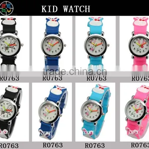 R0763 Chinese Wholesale Cotoon Colorful Watches For Girls, Newest Children Strap Watch thumbnail-6
