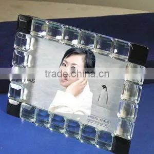 Arrival Crystal Glass Picuture Frame, Crystal Glass Photo Frame,crystal Glass Image Frame(R-1148 thumbnail-1