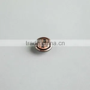 Antique Vintage Custom Round Letter Logo N Metal Decorative Button Snap For Jeans Jackets thumbnail-2