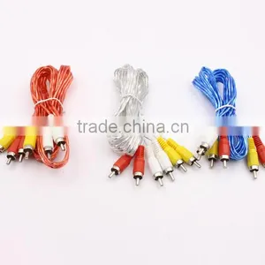 High Speed 3RCA to 3RCA Stereo AV Audio Video Extension Cable 3ft 6ft 10ft 15ft 20ft 30ft thumbnail-2