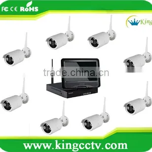 P2P Surveillance 8CH Wireless WIFI NVR Camera Kit / 8ch Cctv Camera System thumbnail-1