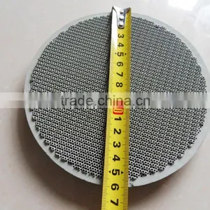 Round Gas Infrared Flameless Honeycomb Ceramic Plate for Cooking, Cordierite Ceramic Red Plate 160mm Dia. thumbnail-2