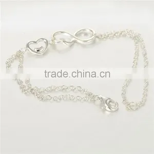 21CM Fashion European Style Custom Infinite Symbol Mark Bracelet thumbnail-3