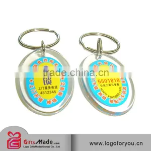 Trade Assurance Supplier Full Printing Any Shape Custom Acrylic Keychain thumbnail-1