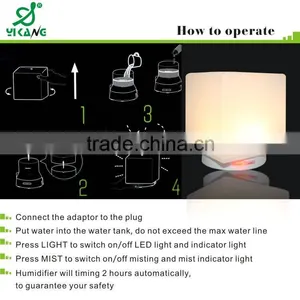 YK1319 ABS Home Aroma Ultrasonic Diffuser thumbnail-1