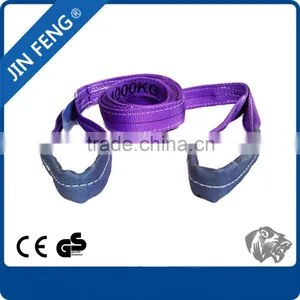 1"x15' Eye & Eye Flat Web Sling / Tow Strap thumbnail-3