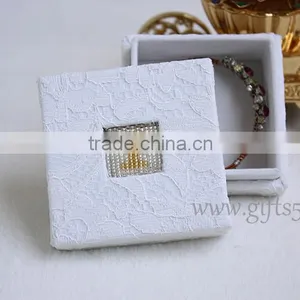 Personalizedwedding Jewelry Boxes With Beaded Name Plate of I thumbnail-1