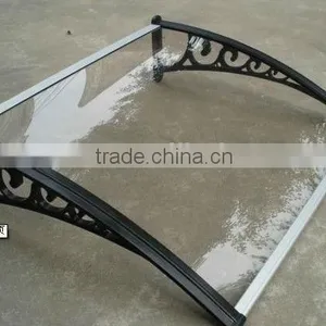Solid Polycarbonate Awning Canopies,pc Sheets,polycarbonate Rain Awning thumbnail-1