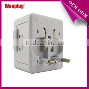 China Factory Wonplug Patent 2015 Hot Sale Worldwide Usb Travel Charger thumbnail-3