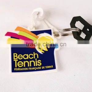 Tennis Key Soft Pvc Keychain Pvc Rubber Key Chain thumbnail-2