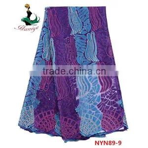 Haniye 2016 Nigerian Party/french Tulle Lace Fabric/african French Net Lace/NYN89 thumbnail-6