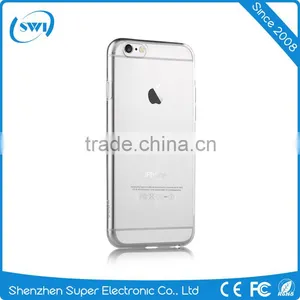 Super Slim And Light Transparent Clear Back Soft TPU Cases Cover For Iphone 6 6S 6 Plus thumbnail-2