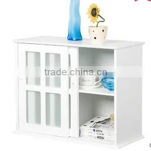 Modern Wooden Witn Glass Door Kitchen Cabinet thumbnail-2