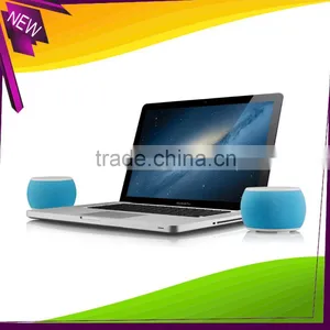 A26 Mini Double Drum Shape USB Input Multimedia Dual Speaker Box thumbnail-1