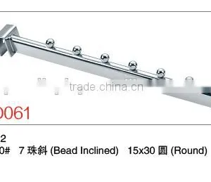 Slatwall Metal Chrome Wood/glass Shelf Brackets thumbnail-1