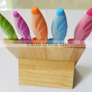 2015 New Arrived 6pcs Non-stick Coating Kitche Knife Set thumbnail-5