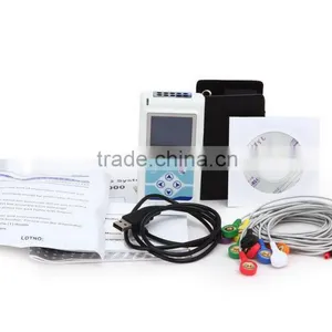 Low Price Mini 12 Channels ECG Holter Recorder With Free Software 24 Hour Recording Time With CE Approved thumbnail-5