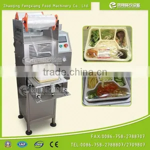 FS-600 Vertical Automatic Fast Food Box Sealing Machine/ Lunch Box Wrapping Machine WhatsApp :+86 18819432901 thumbnail-6
