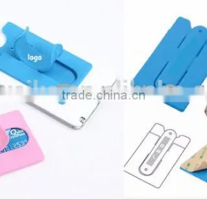 Mobile Phone Card Pocket Silicone Card Holder thumbnail-2