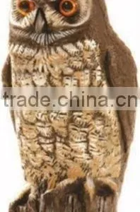 Decorative Outdoor Plastic Rotating Head Bird Garden Owl thumbnail-1