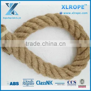 XLROPE Natural Fiber Rope 3 Strand 18mm Jute Rope thumbnail-2