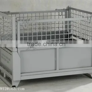 Folding Steel Metal Mesh Stillage Cage thumbnail-1