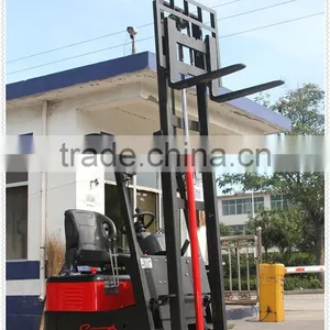 750kg AC Battery 48V 140Ah Mini Electric Forklift Truck for Sale thumbnail-2