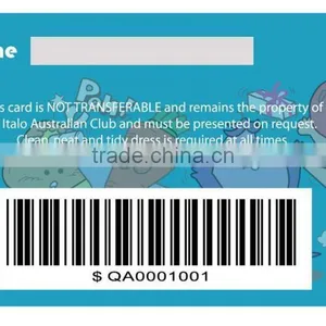 CR80 Size Customized Printable Magnetic Stripe PVC Membership Card thumbnail-3