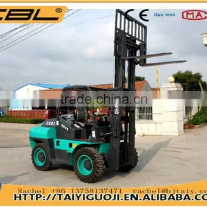 3.5T Diesel Engine Forklift, 4x4 Forklift Loader, Farm Tractor thumbnail-4