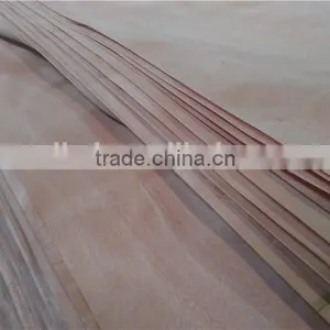 Linyi Grade a b c No Dots 0.3mm 4'x8' Decorative Natural Okoume Face Veneer thumbnail-4