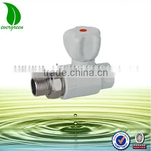 2016 Hot-sale PP-R Straight Radiator Brass Ball Valve Withbrass Insert thumbnail-1