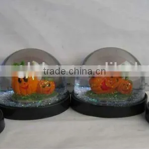 Plastic Material Halloween Pumpkin Snow Globe thumbnail-1