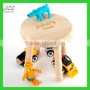 Children's Wooden Stool/solid Wood Stool for Children thumbnail-1