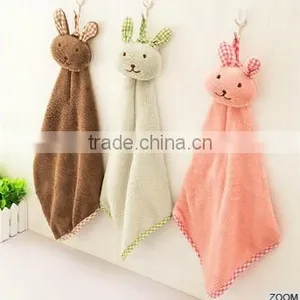 Soft Terry Pretty Microfiber Face Hand Towel With Animal Heads thumbnail-1