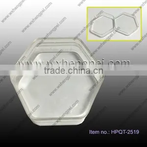Cleverish Portable Cute Transparent Hexagon Plastic Storage Jewelry Wedding Box Kit thumbnail-1