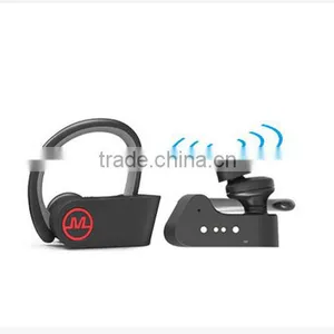 Newest Hook Style Hands Free Earphone High Quality Wireless HIFI Stereo Bluetooth Headset thumbnail-1
