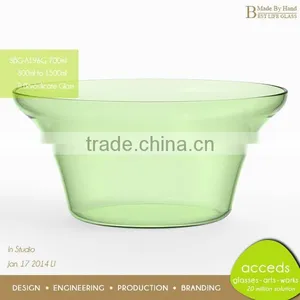 Newest Double Layer Pyrex Glass Icecream Bowl thumbnail-4