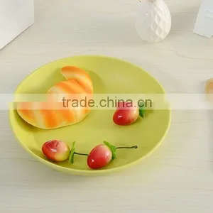 Anhui Green Bamboo Fiber Round Plate thumbnail-4