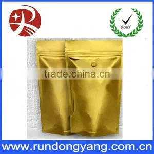 Yellow Aluminium Foil Metallized Flat Food Bags thumbnail-1