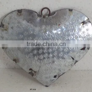 Hanging Metal Heart,Vintage Metal Decorative Hearts thumbnail-1