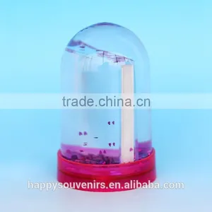 Hot Sale Rectangle Photo Plastic Snow Globe For Wedding Gifts thumbnail-2