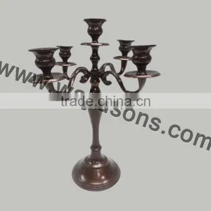 Metal Black Candelabra & Candle Holders Black Candelabras Sale thumbnail-1