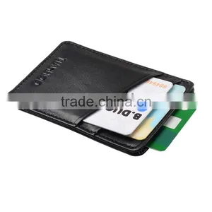 Slim Wallet Minimalist Leather Wallet RFID Blocking Card Holder thumbnail-4