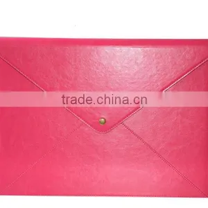Computer Bag Laptop PU Leather Waterproof Briefcase Rolling Men Laptop Bag thumbnail-5