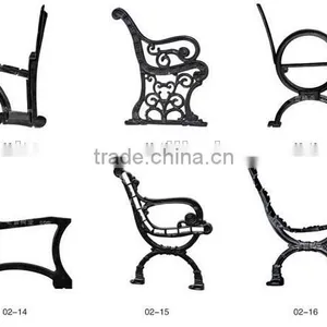 Decorative Garben Bench Leg,Metal Bench Brackets,Iron Casting Metal Legs thumbnail-4