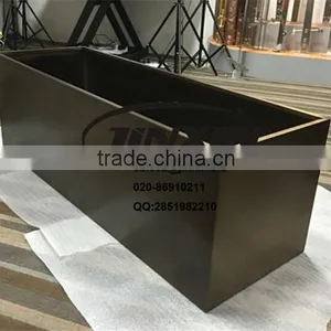 JINXIN Stainless Steel Planter Box Stainless Steel Flower Pot Antique Bronze Polish thumbnail-1