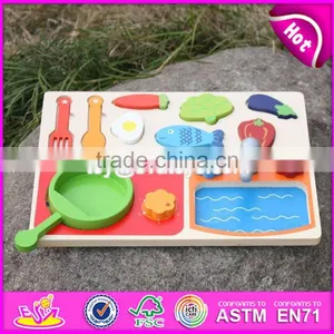 New Design Preschool Play Food Wooden Toy Kitchen Accessories for Kids W10B187 thumbnail-4