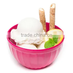 Custom Ice Cream 16-ounce Fluted Bowl - Raspberry thumbnail-1